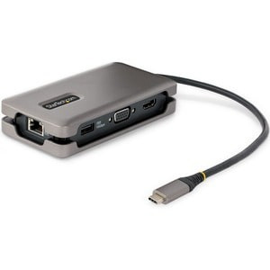 Startech Usb-C Multiport Adapter Hdmi/Vga 4K 60Hz 3-Port Usb Hub 100W Pd Pass-Th DKT31CVHPD3