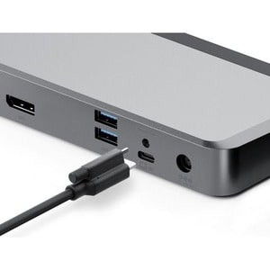 Alogic Usb Type C Docking Station for Monitor Notebook 100 W Black Space Gray Ta DUPRMX2-WW