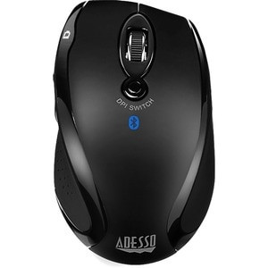 Adesso Imouse S200 Mouse Bluetooth Optical 5 ButtonS Black 1 Each Wireless 1500 IMOUSE S200B
