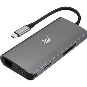 Adesso AUH-4030 Usb Type C Docking Station for Projector Tv Charging Capability AUH-4030