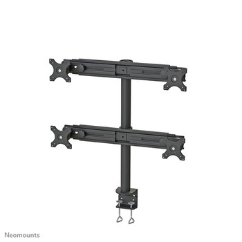 Neomounts Newstar Tilt/Turn/Rotate Quad Desk Mount Clamp for Four 19-30" Monitor FPMA-D700D4