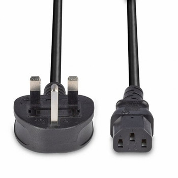 Lindy 10M  3 Pin Plug To Iec C13 Mains Power Cable Black. Cable Length: 10 M C 30437