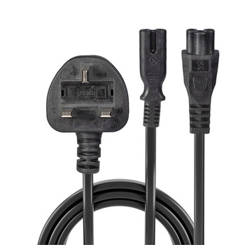 Lindy 2.5M Y Mains Power Cable  30427