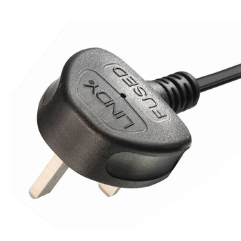 Lindy 7.5M  3 Pin Plug To Iec C13 Mains Power Cable Black. Cable Length: 7.5 M 30436