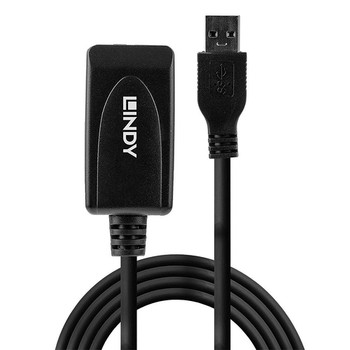 Lindy 5M Usb 3.0 Active Extension. Cable Length: 5 M. Connector 1: Usb A Connect 43155