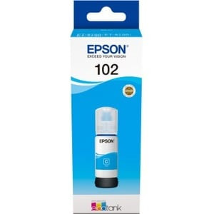 Epson 102 Ecotank Cyan Ink Bottle. Type: Original Printing Colours: Cyan C C13T03R240