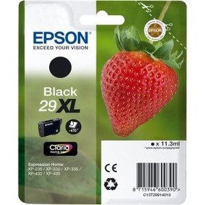 Epson Claria 29Xl Original Inkjet Ink Cartridge Black 1 Pack 470 Pages C13T29914012