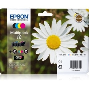 Epson Claria Home Ink Mulpk Bk/Tri Co C13T18064012