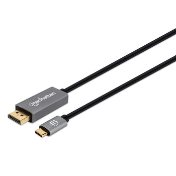 Manhattan Usb-C To Displayport 1.4 Cable 8K@60Hz 2M Male To Male Black Not Bi-Di 354844