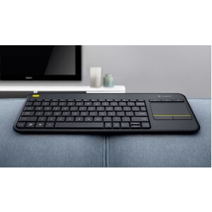 Logitech K400 Plus Keyboard Wireless Connectivity Usb Interface Touchpad German 920-007127