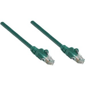Intellinet Network Patch Cable Cat5E 0.25M Green Cca U/Utp Pvc Rj45 Gold Plated 737340