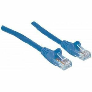 Intellinet Network Patch Cable Cat6 20M Blue Cca U/Utp Pvc Rj45 Gold Plated Cont 730464