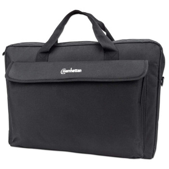 Manhattan London Laptop Bag 17.3" Top Loader Black Low Cost Accessories Pocket S 439909