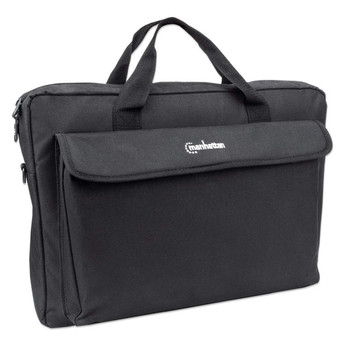 Manhattan London Laptop Bag 17.3" Top Loader Black Low Cost Accessories Pocket S 439909
