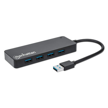 Manhattan Usb-A 4-Port Hub 4X Usb-A Ports 5 Gbps Usb 3.2 Gen1 Aka Usb 3.0 Bus Po 164900