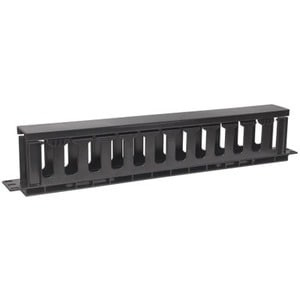 Intellinet 19" Cable Management Panel 19" Rackmount Cable Manager 1U With Cover 714679