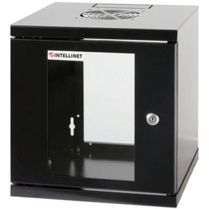 Intellinet 10" Network Cabinet Wall Mount Standard 6U 300Mm Deep Black Assembled 711692