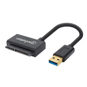 Manhattan Usb-A To Sata 2.5" Adapter Cable 42Cm Male To Male 5 Gbps Usb 3.2 Gen1 130424