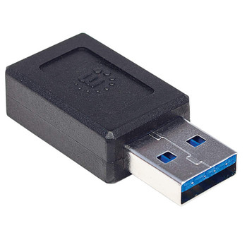 Manhattan Usb-C To Usb-A Adapter Female To Male 10 Gbps Usb 3.2 Gen2 Aka Usb 3.1 354714