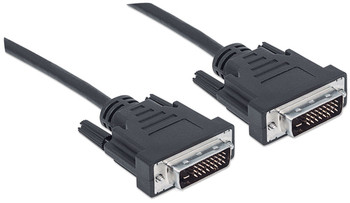 Manhattan Digital Dvi-D Dual Link Video Cable 3M Male To Male Fully Shielded Com 371803