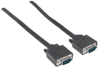 Manhattan Vga Monitor Cable 1.8M Black Male To Male Hd15 Cable Of Higher Svga Sp 311731