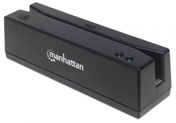 Manhattan Usb-A Magnetic Strip Card Reader Triple Track Reader Keyboard Wedge De 460255