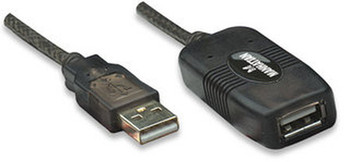 Manhattan Usb-A To Usb-A Extension Cable 10M Male To Female Active 480 Mbps Usb 150248