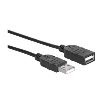 Manhattan Usb-A To Usb-A Extension Cable 1.8M Male To Female 480 Mbps Usb 2.0 Hi 338653
