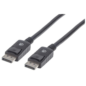 Manhattan Displayport 1.2 Cable 4K@60Hz 1M Male To Male Displ1M With Latches Ful 306935