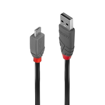 Lindy 36731 0.5M Usb 2.0 Type A To Micro-B Cable Anthra Line 36731