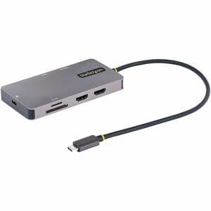 Startech Usb C Multiport Adapter Dual Hdmi 4K 60Hz 2X 5Gbps Usb-A Hub 100W Power 120B-USBC-MULTIPORT