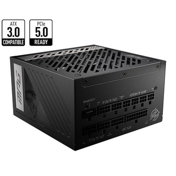 MSI MPG A850G PCIE5 Power Supply Unit 850 W 24-Pin ATX ATX Black MPGA850GPCIE5