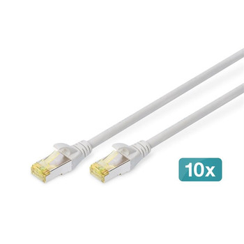 Digitus CAT 6A S/FTP patch cord 10 pieces DK-1644-A-010-10