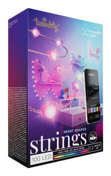 Twinkly TWKH100RGB-T Strings Usb-C Hearts Smart TWKH100RGB-T