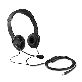 Kensington K33597WW 3.5mm jack Classic Stereo Headset with Mic and Volume Contro K33597WW
