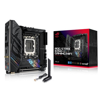 Asus ROG STRIX B760-I GAMING WIFI Socket 1700/B760/Ddr5/S-Ata 6Gb/S/Mini Itx ROG STRIX B760-I GAMING WIFI