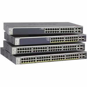 Netgear 52-Port Poe Gigabit/10G Stackable Smart Switch Gs752Txp. Switch Type: Ma GS752TXP-300EUS