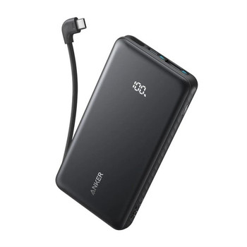 Anker ZOLO POWERBANK 10K 22.5W USB-C CABLE Black A110DH11