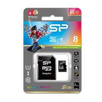 Silicon Power SP008GBSTHBU1V10SP Elite 8Gb Microsdhc Uhs-I SP008GBSTHBU1V10SP