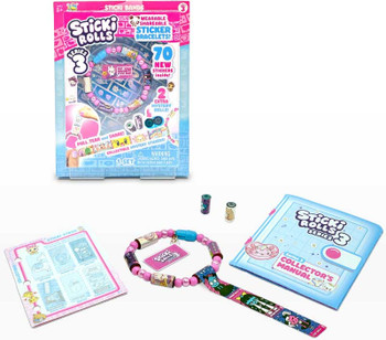 Sticki Rolls Series 3 Sticki Band Wearable Sticker Bracelet - 70 Stickers SR1023