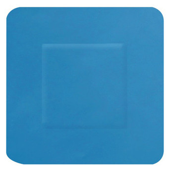Hygioplast Detectable Square Plasters 100 Blue CM0505