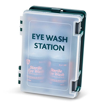 Click Medical Mountable Eyewash Station 2X500ml Green CM0700