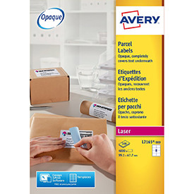 Avery L7165-500 Parcel Labels 500 sheets - 8 Labels per Sheet AVERYL7165-500