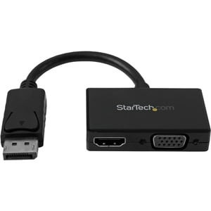 Startech Travel A/V Adapter: 2-In-1 Displayport To Hdmi Or Vga 1 X 20-Pin Displa DP2HDVGA