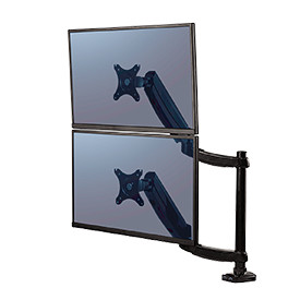 Fellowes 8043401 Platinum Series Dual Vertical Monitor Arm 8043401