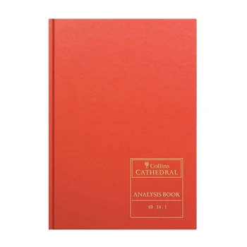 Collins Cathedral Accounts Book 14 Cash Columns Red 69/14.1 69/14.1