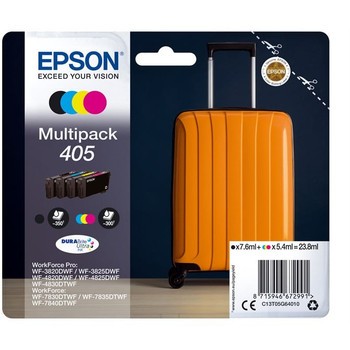 Epson 405 DURABrite Ultra Ink Original BlackBlueCyanYellow 4 pcs C13T05G64010
