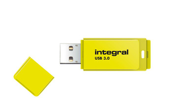 Integral INFD16GBNEONYL3.0 16Gb Usb3.0 Drive Neon Yellow INFD16GBNEONYL3.0