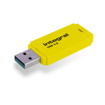 Integral INFD32GBNEONYL3.0 32Gb Usb3.0 Drive Neon Yellow INFD32GBNEONYL3.0
