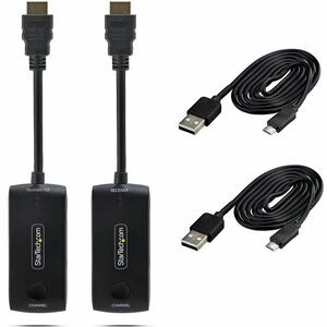 Startech Wireless Hdmi Extender 4K 60Hz 65Ft Range Usb Powered Plug-And-Play Tra 4KHDMI-WIRELESS-65FT